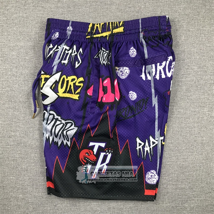 Pantalone Toronto Raptors Slap Sticker Just Don Violeta